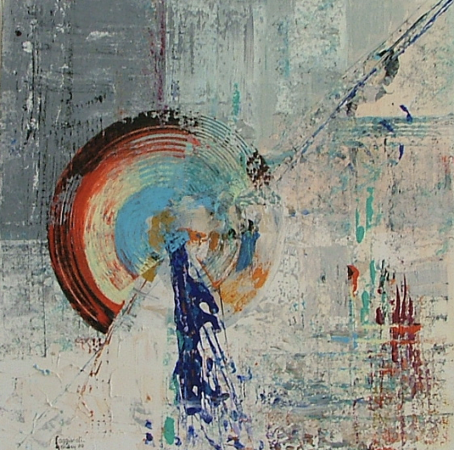 JAILLISSEMENT BLEU 70 X 70